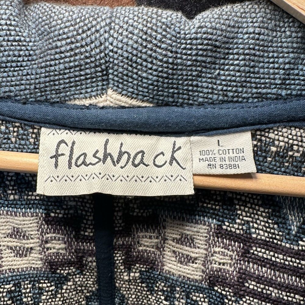 Flashback Vintage Southwest Aztec Cowgirl Western Ranch Cropped Jacket Large - Picture 3 of 6